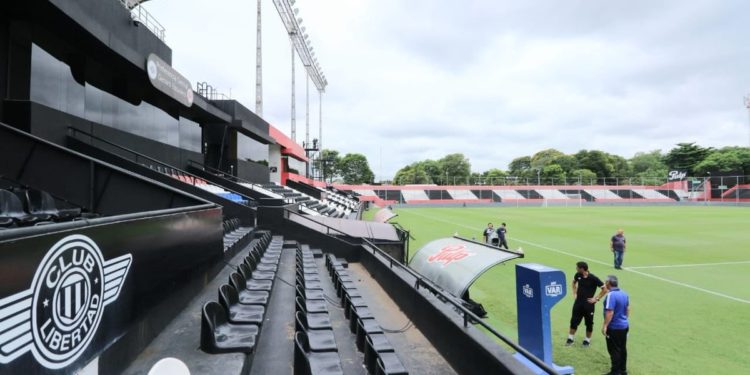 El renovado nombre del estadio de Libertad El renovado nombre del estadio de Libertad