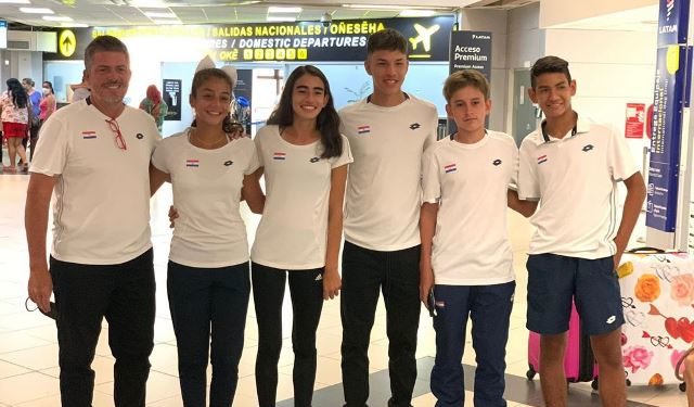 Tenistas paraguayos compiten en la Gira Suramericana Cosat 2021-2022