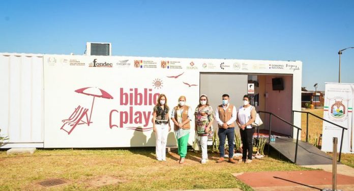 Biblioplaya en Encarnación disponible para espacio de recreación y préstamo de libros Biblioplaya en Encarnación disponible para espacio de recreación y préstamo de libros