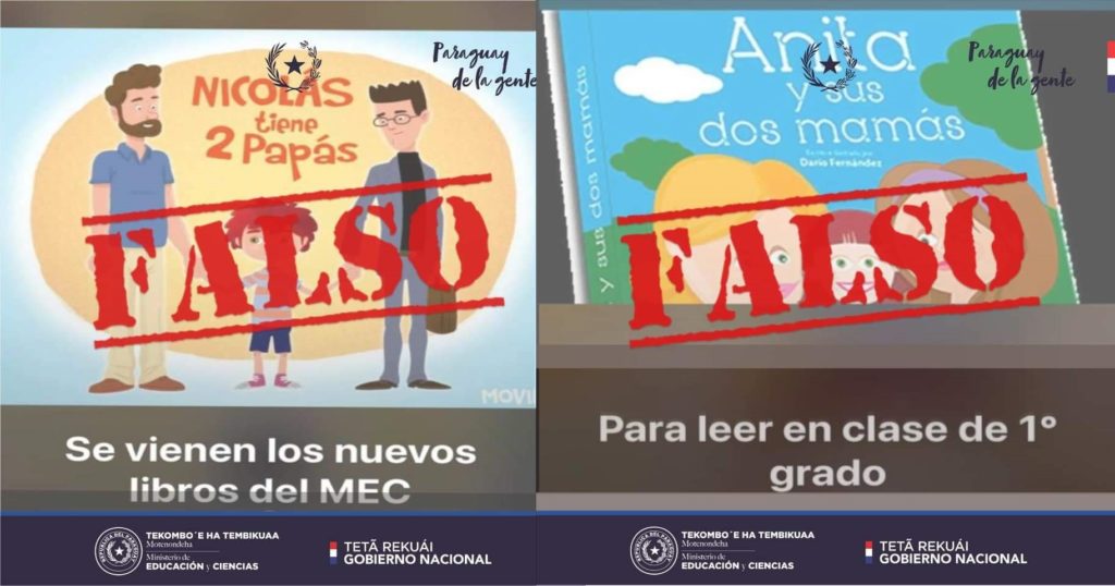MEC aclara que imágenes viralizadas sobre libros de cuento son falsas MEC aclara que imágenes viralizadas sobre libros de cuento son falsas