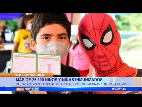 MÁS DE 26.300 NIÑOS Y NIÑAS INMUNIZADOS