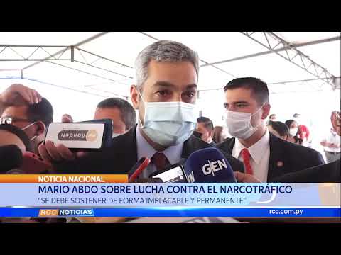 MARIO ADBDO SOBRE LA LUCHA CONTRA EL NARCOTRÁFICO