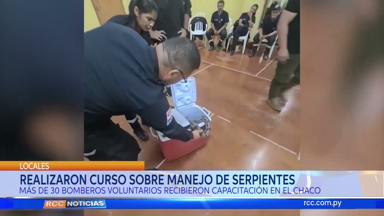 REALIZARON CURSO DE MANEJO DE SERPIENTES