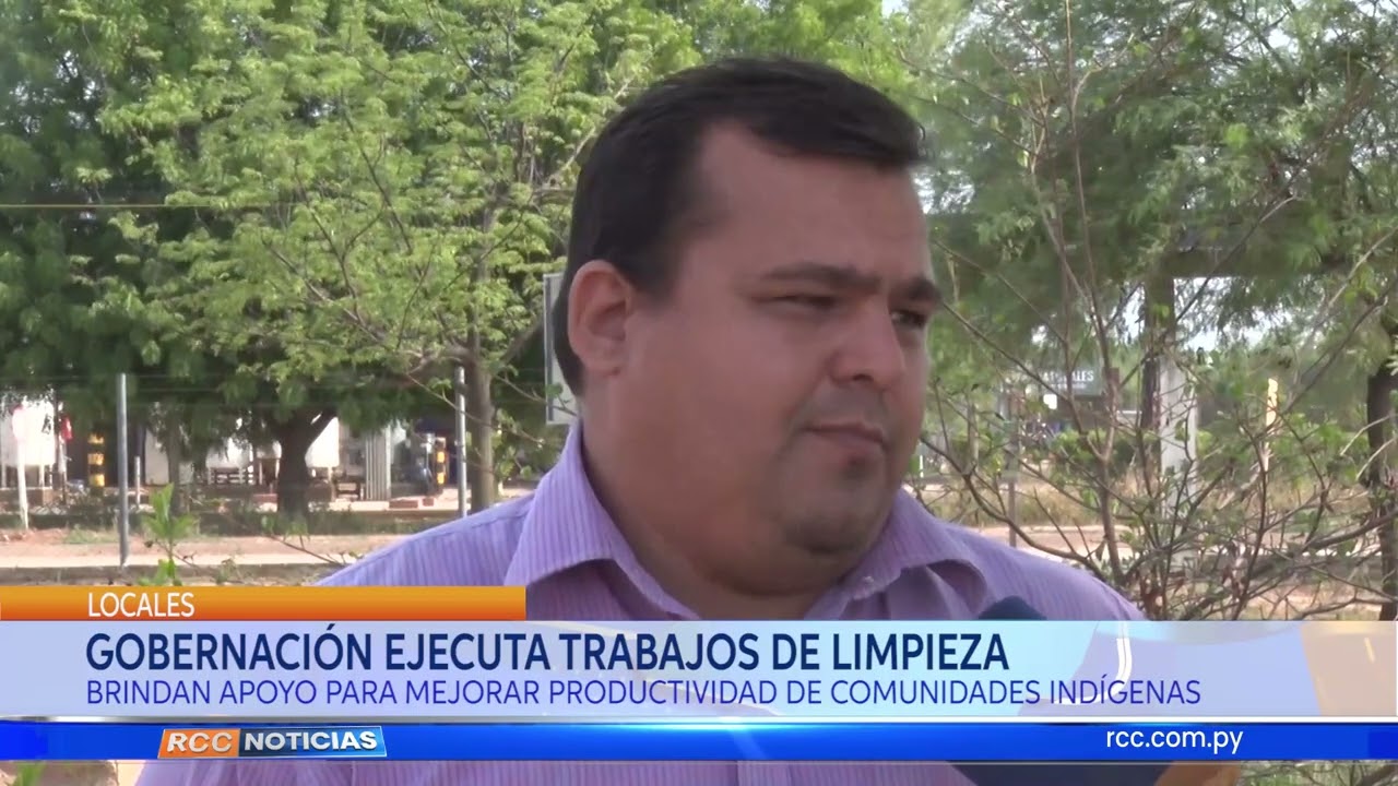 GOBERENACIÓN EJECUTA TRABAJOS DE LIMPIEZAS