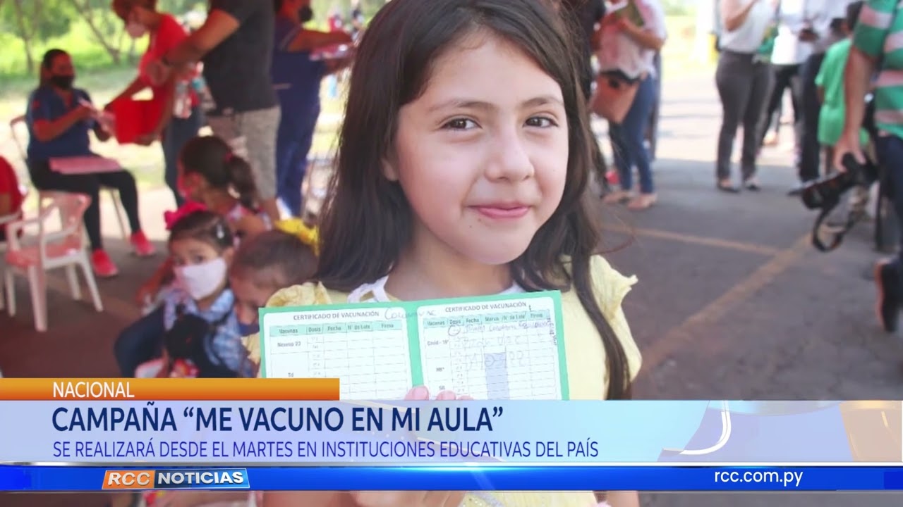 CAMPAÑA "ME VACUNO EN MI AULA"