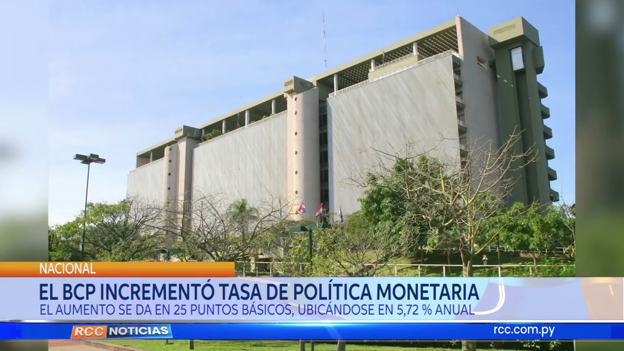 EL BCP INCREMENTÓ TASA DE POLÍTICA MONETARIA