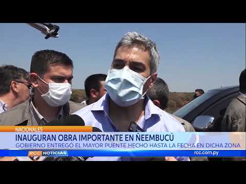 INAUGURAN OBRA IMPORTANTE EN ÑEEMBUCÚ