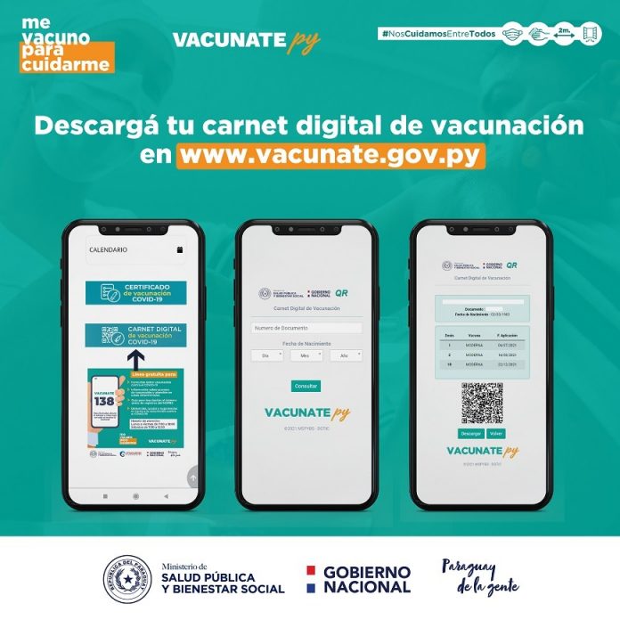 Salud lanza herramienta para acceder al carnet digital de vacunación