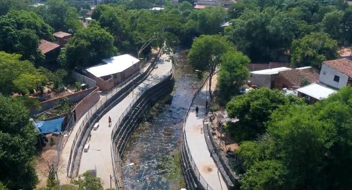 Inauguran mejoras del Arroyo Leandro Sosa que beneficia a unas 600 familias de Lambaré