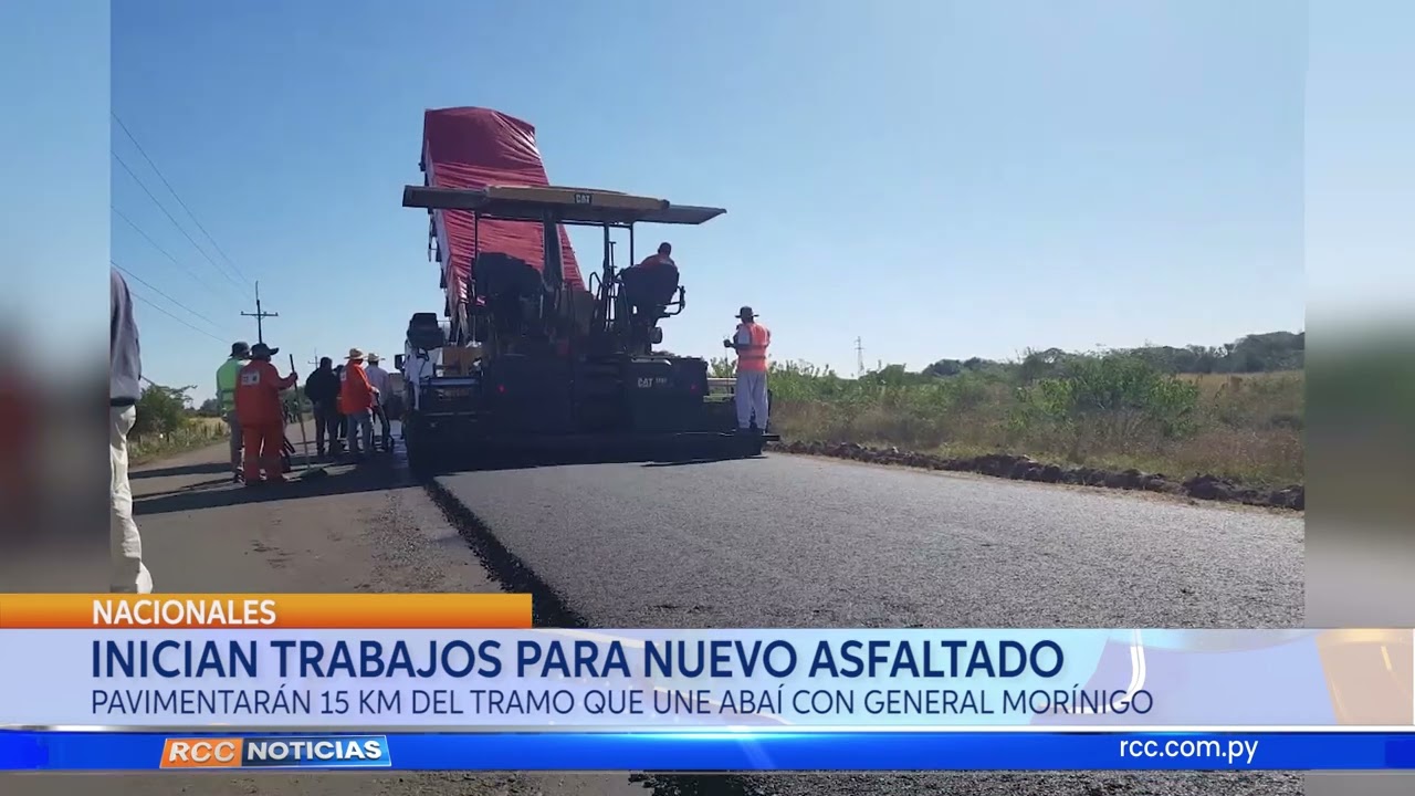 INICIAN TRABAJOS PARA NUEVO ASFALTADO