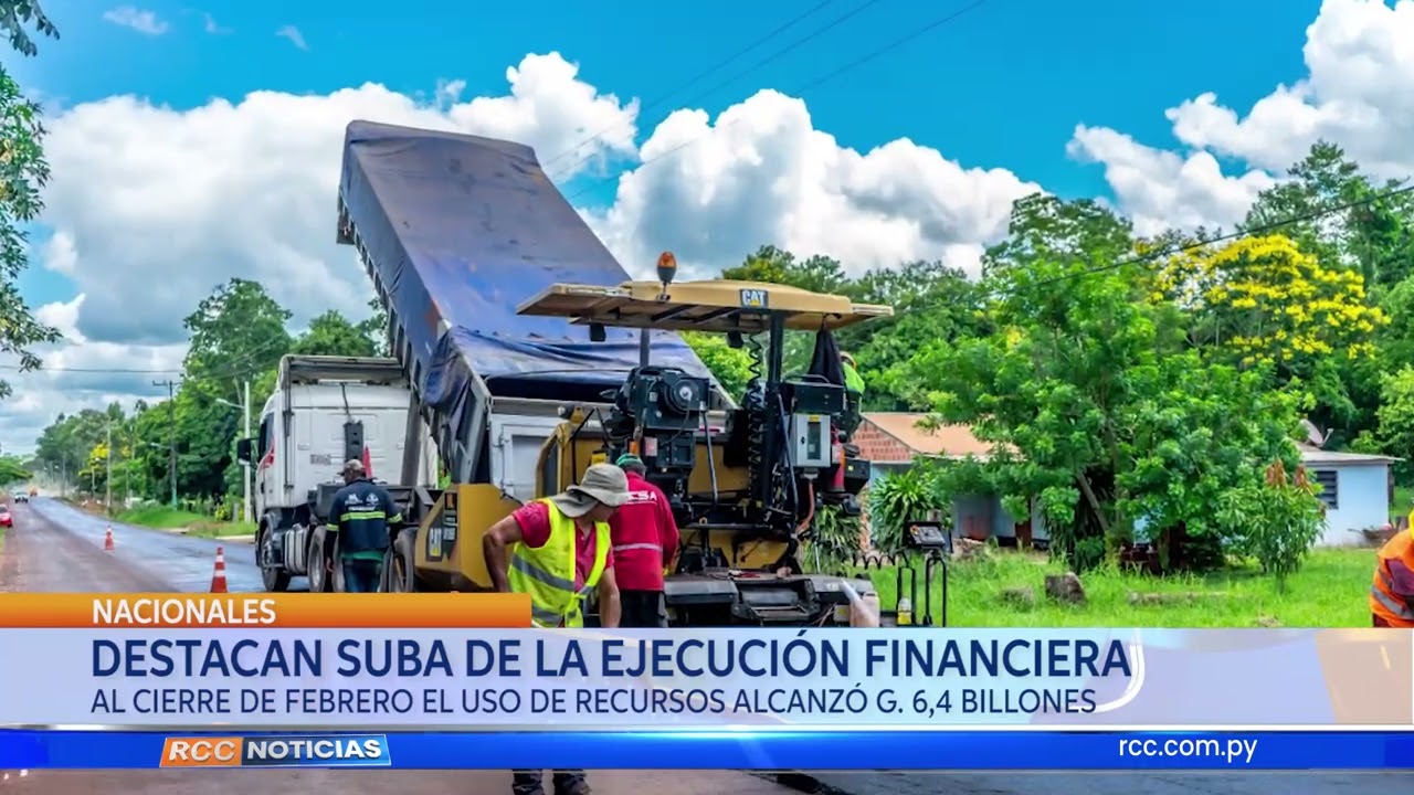 DESTACAN SUBA DE EJECUCIÓN FINANCIERA
