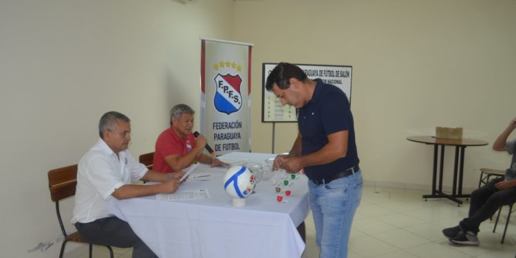 Sorteo del 9° Campeonato División Nacional de Fútbol de Salón