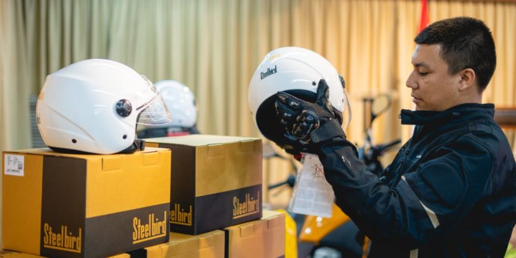 Campaña de educación y seguridad vial “Usá la cabeza” dará cascos a motociclistas de Ñemby