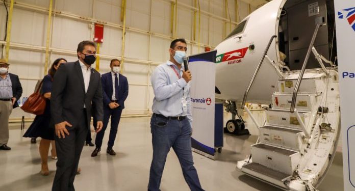 Paraguay presenta su primer centro de mantenimiento de aviones Paraguay presenta su primer centro de mantenimiento de aviones