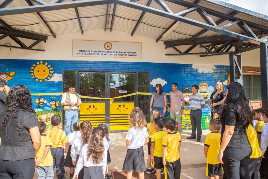 Inauguraron obras de mejoramiento en el Centro de Atención Integral Municipal Abejitas Doradas