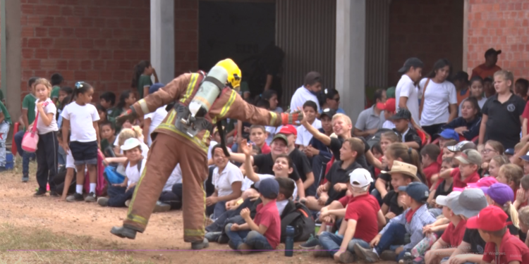 Los niños fueron protagonistas en la Expo Neuland