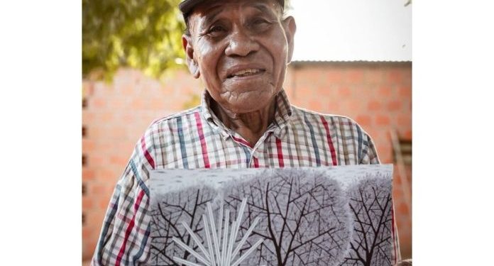 Sentida despedida al dibujante y escultor nivaclé Marcos Ortiz Sentida despedida al dibujante y escultor nivaclé Marcos Ortiz