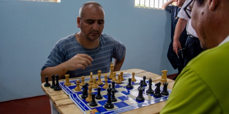 Exitosas competencias de ajedrez y damas entre personas privadas de libertad de UPIE