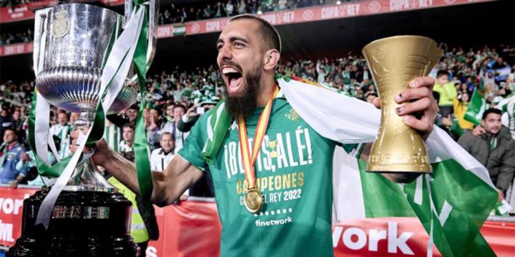 Borja Iglesias imitó al “Borracho de la Arbolada” en el festejo de campeón