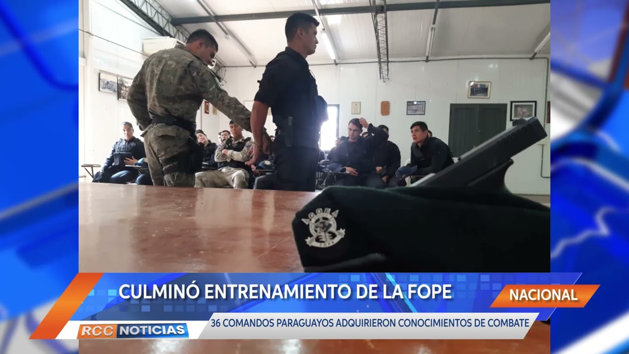 Culminó entrenamiento combinado entre Fuerzas Especiales de Estados Unidos y la FOPE.