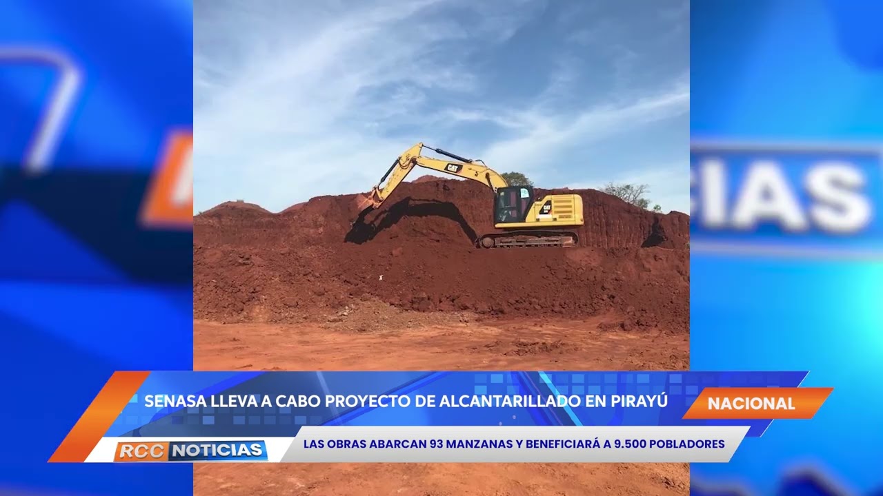Alcantarillado en la ciudad de Pirayú beneficiará a 9.500 pobladores.