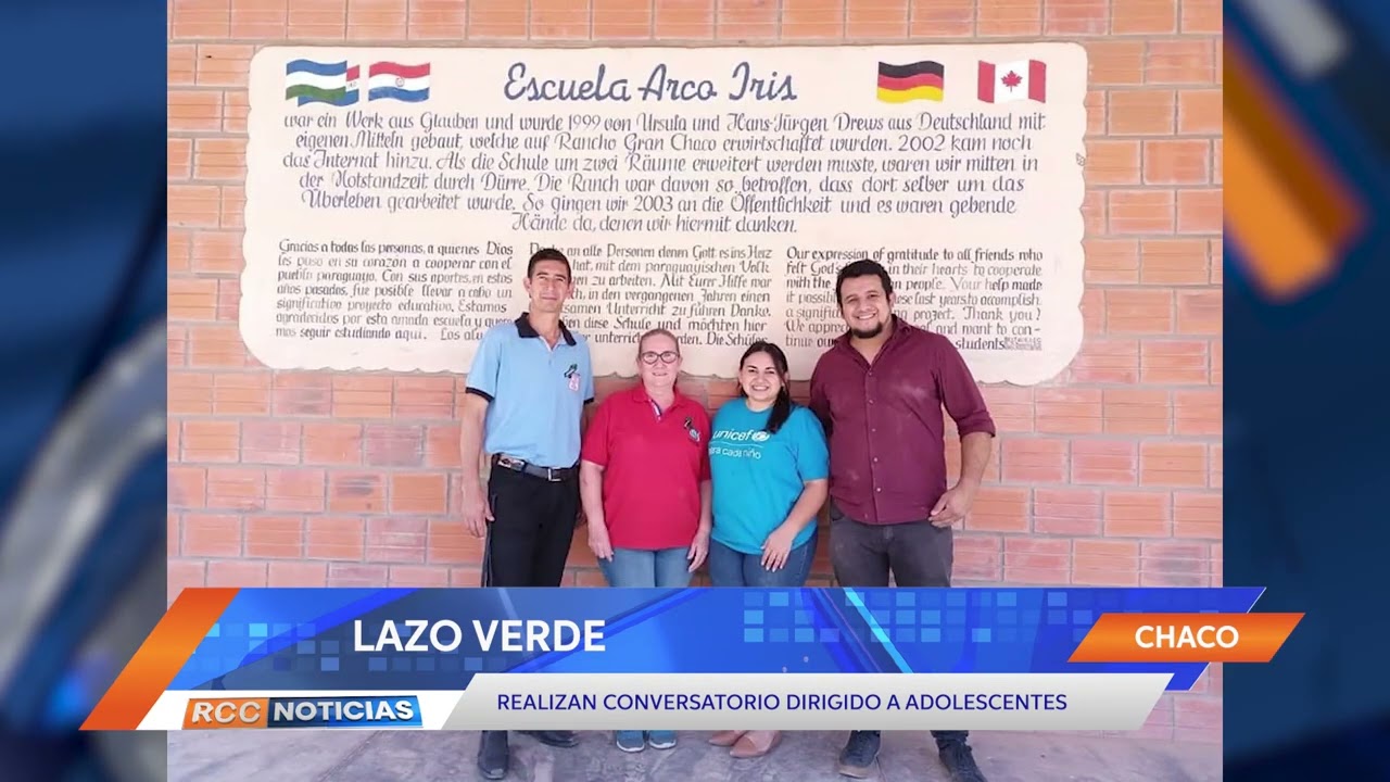 Lazo Verde: Desarrollan conversatorio dirigido a adolescentes