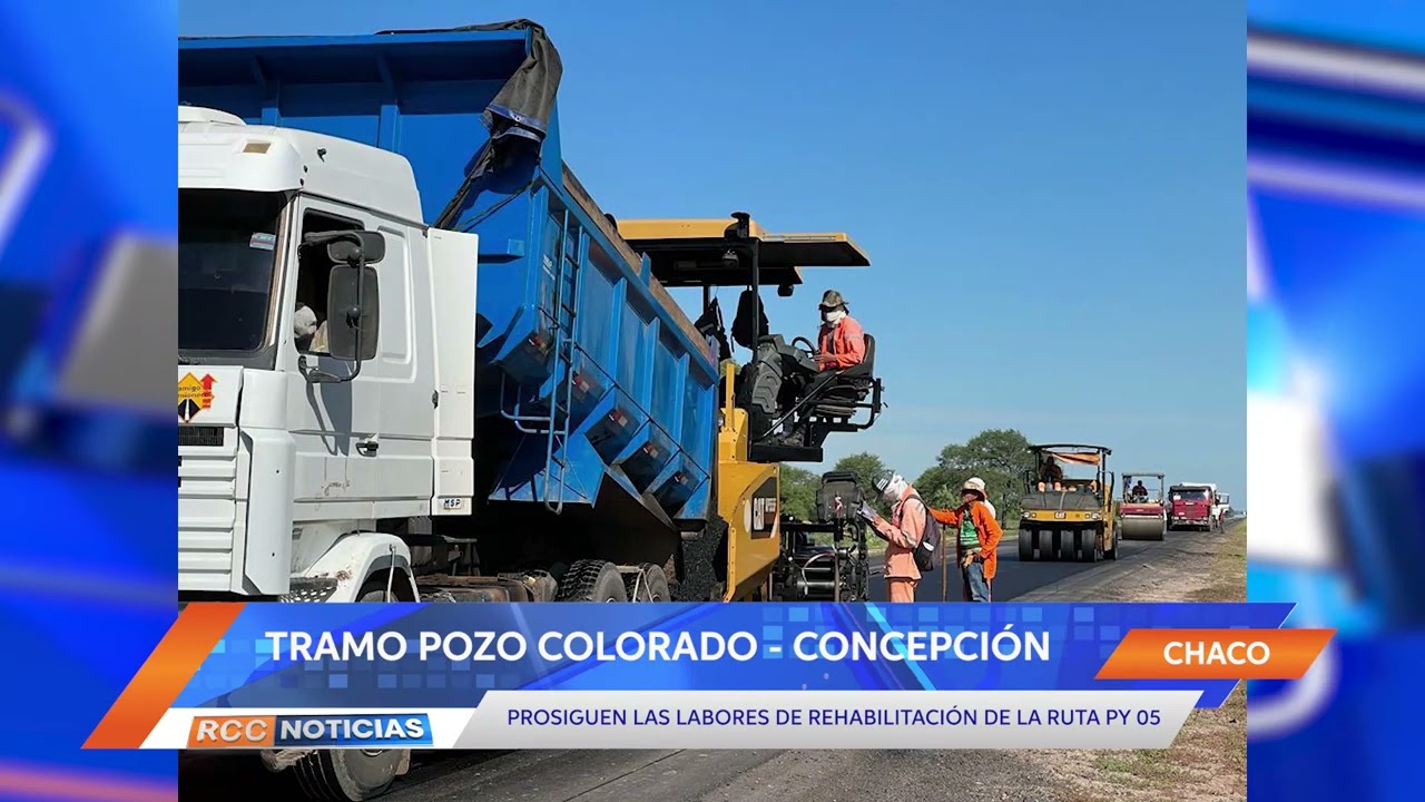 Ejecución del tramo Pozo Colorado – Concepción supera el 71% de avance