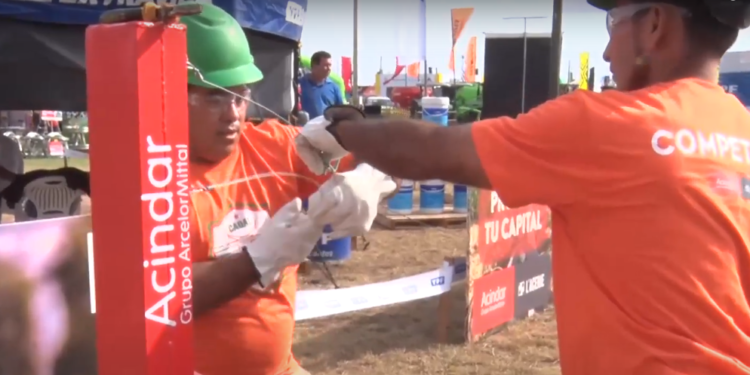 L´ACERIE organizó competencia de alambradores en Expo Pioneros L´ACERIE organizó competencia de alambradores en Expo Pioneros