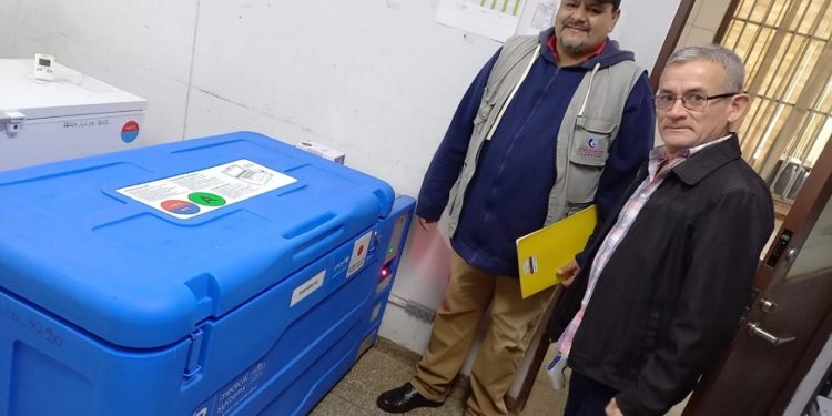 Nuevo refrigerador refuerza conservación de vacunas para Amambay Nuevo refrigerador refuerza conservación de vacunas para Amambay