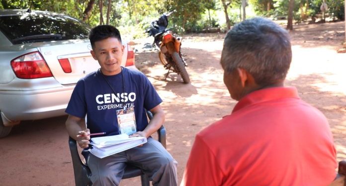 INE realizó el censo experimental 2022 en cuatro localidades del país