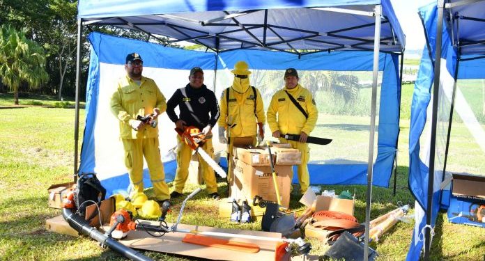 Itaipu entrega equipos para combatir incendios forestales en Canindeyú