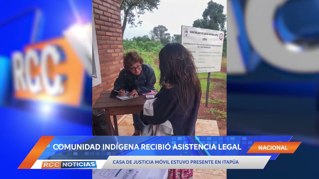 Casa de Justicia Móvil se presentó en comunidad indígena de Itapúa