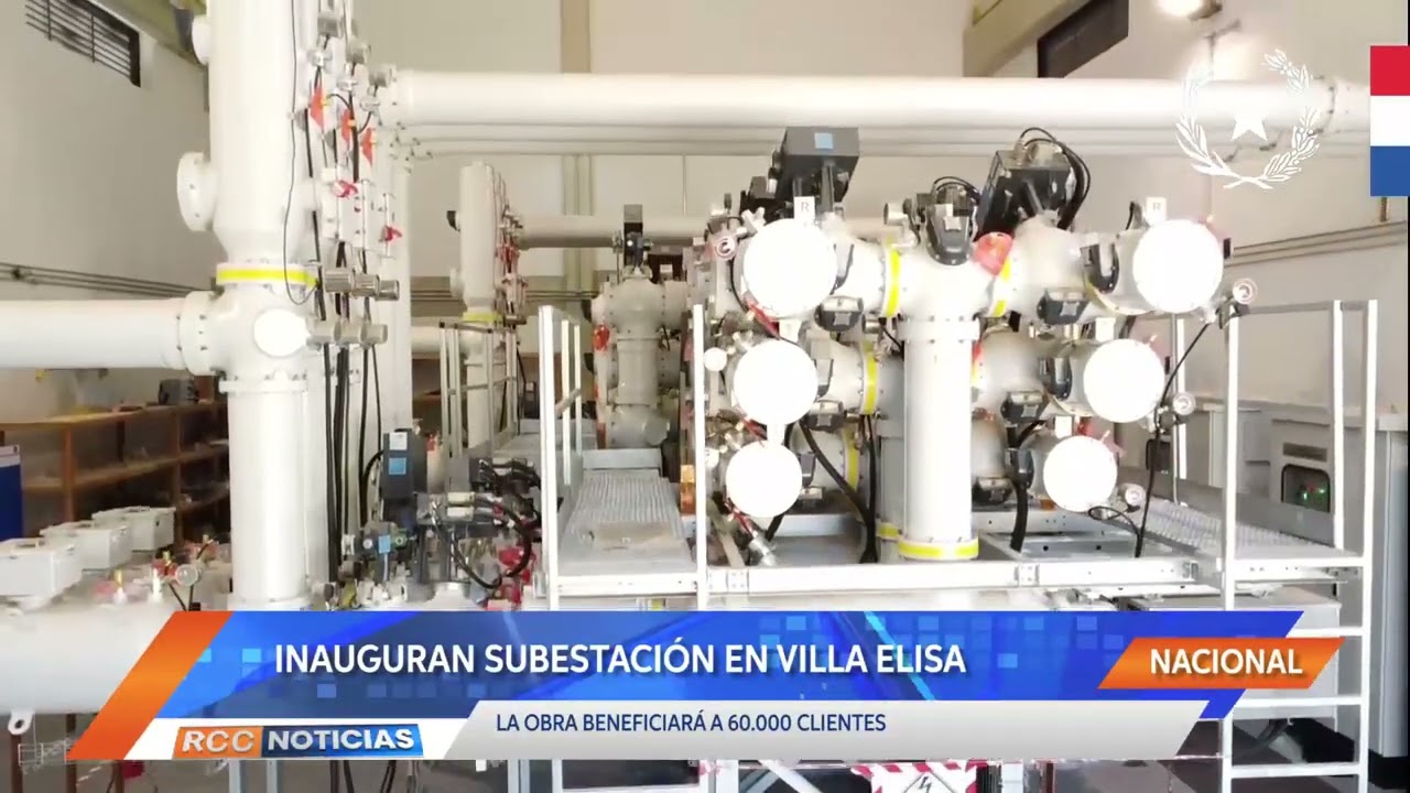Gobierno inaugura subestación en Villa Elisa.