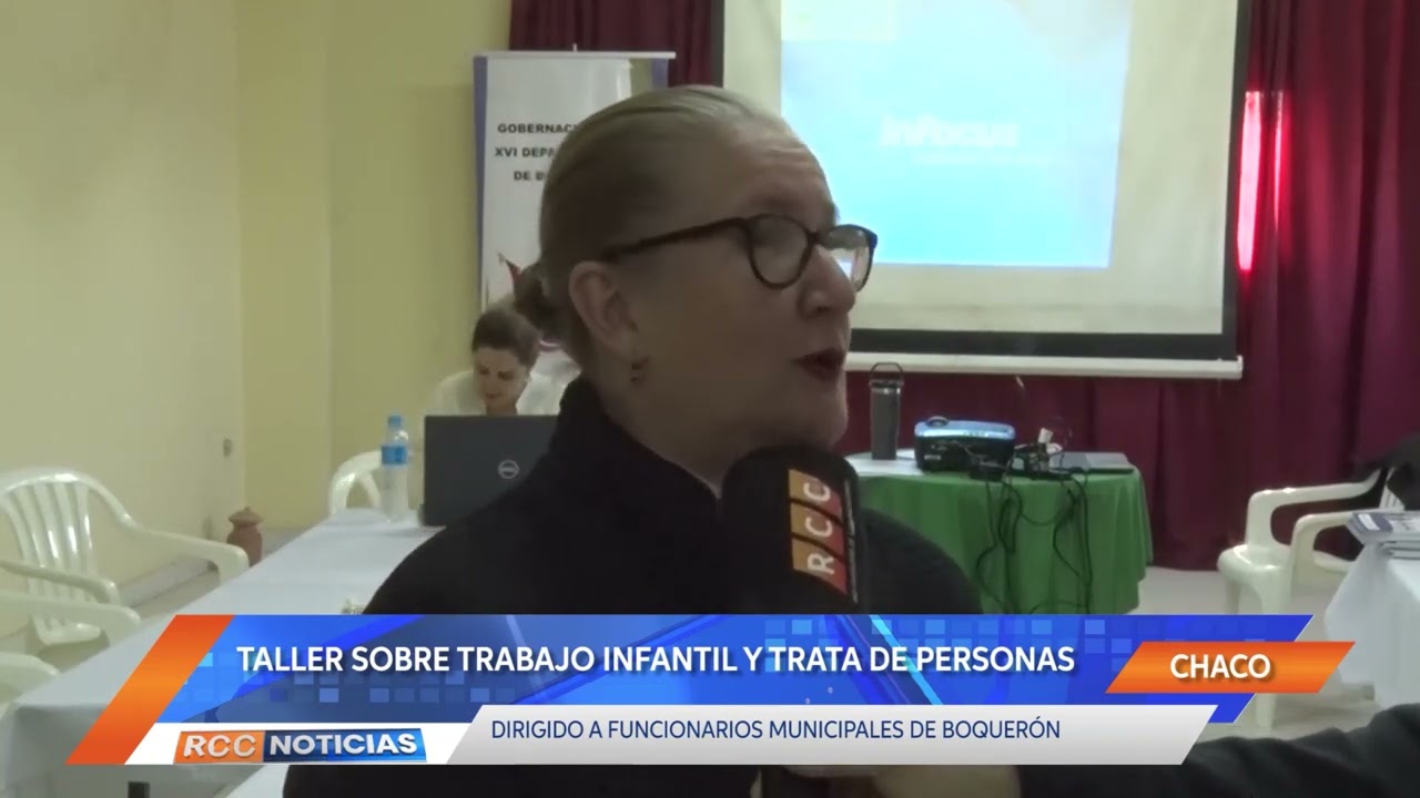 Realizaron dinámico taller de capacitación sobre trabajo infantil, forzoso y trata de personas.