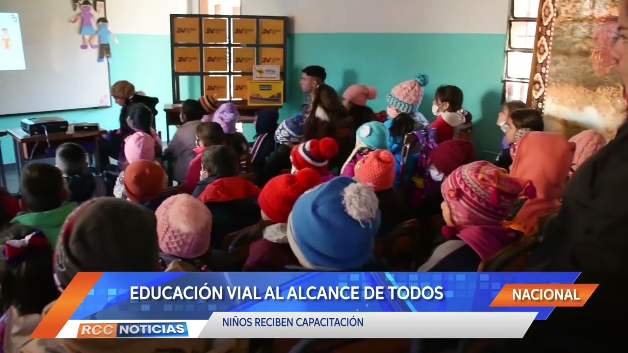 Niños de Nueva Colombia recibieron capacitación sobre seguridad vial