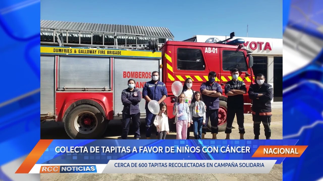 Exitosa campaña de colectas de tapitas a favor de niños con Cáncer