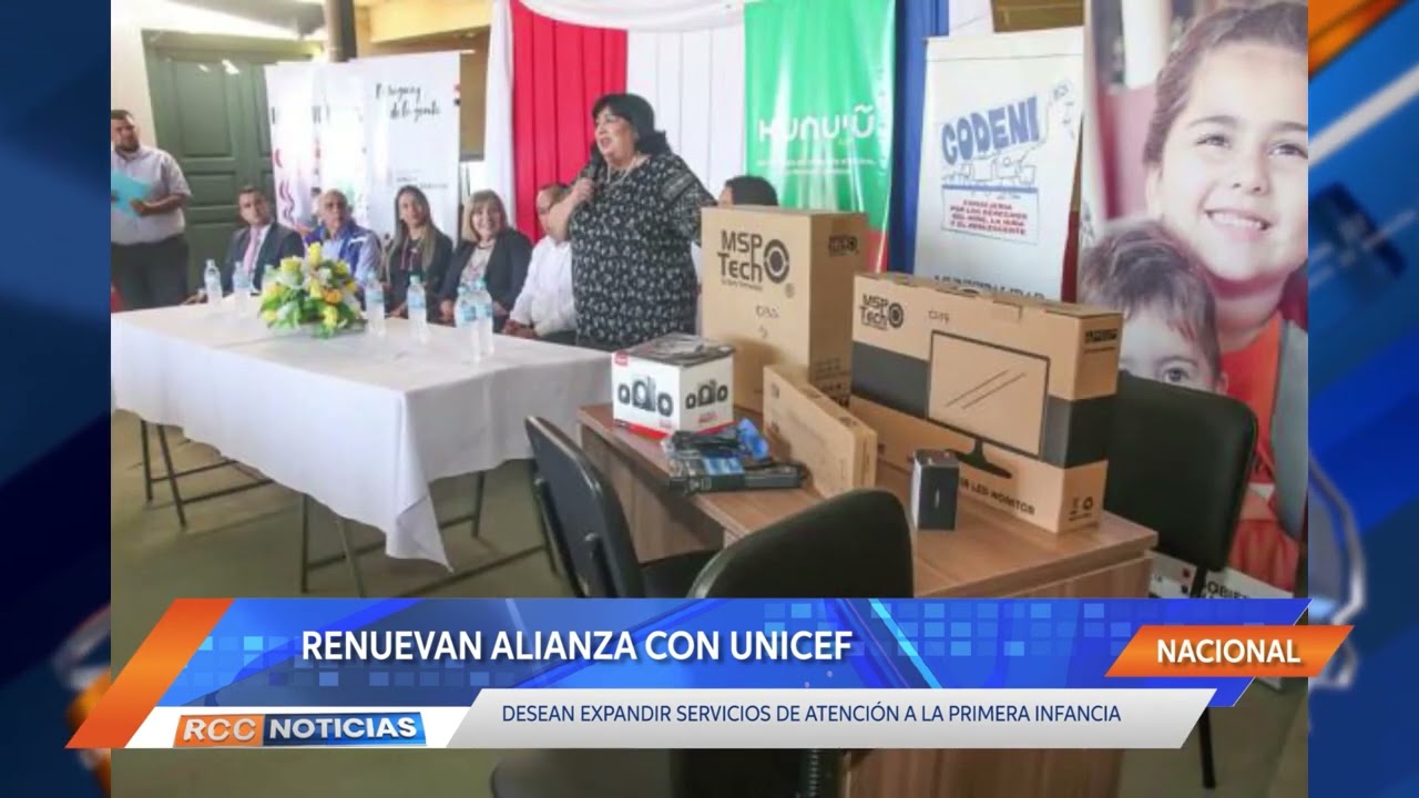 Paraguay renueva alianza con Unicef para expandir servicios de atención a la primera infancia.