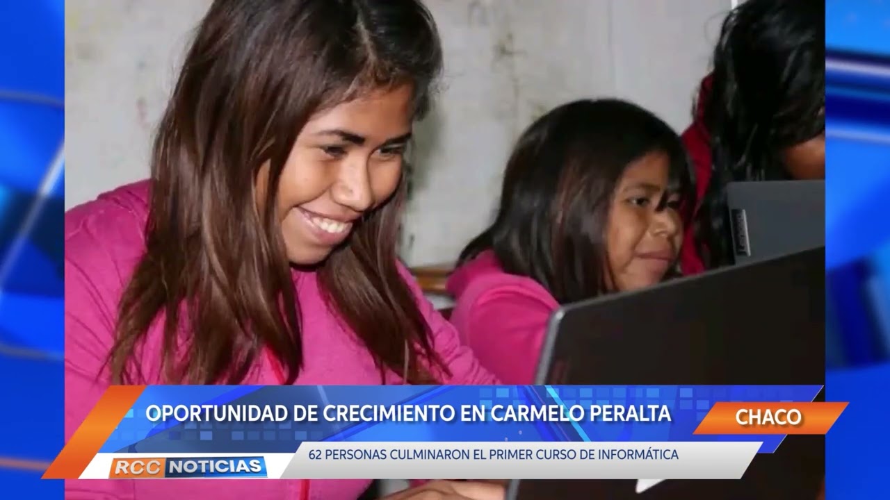 Carmelo Peralta:  Promueven el crecimiento de jóvenes y adultos mediante cursos de informática.