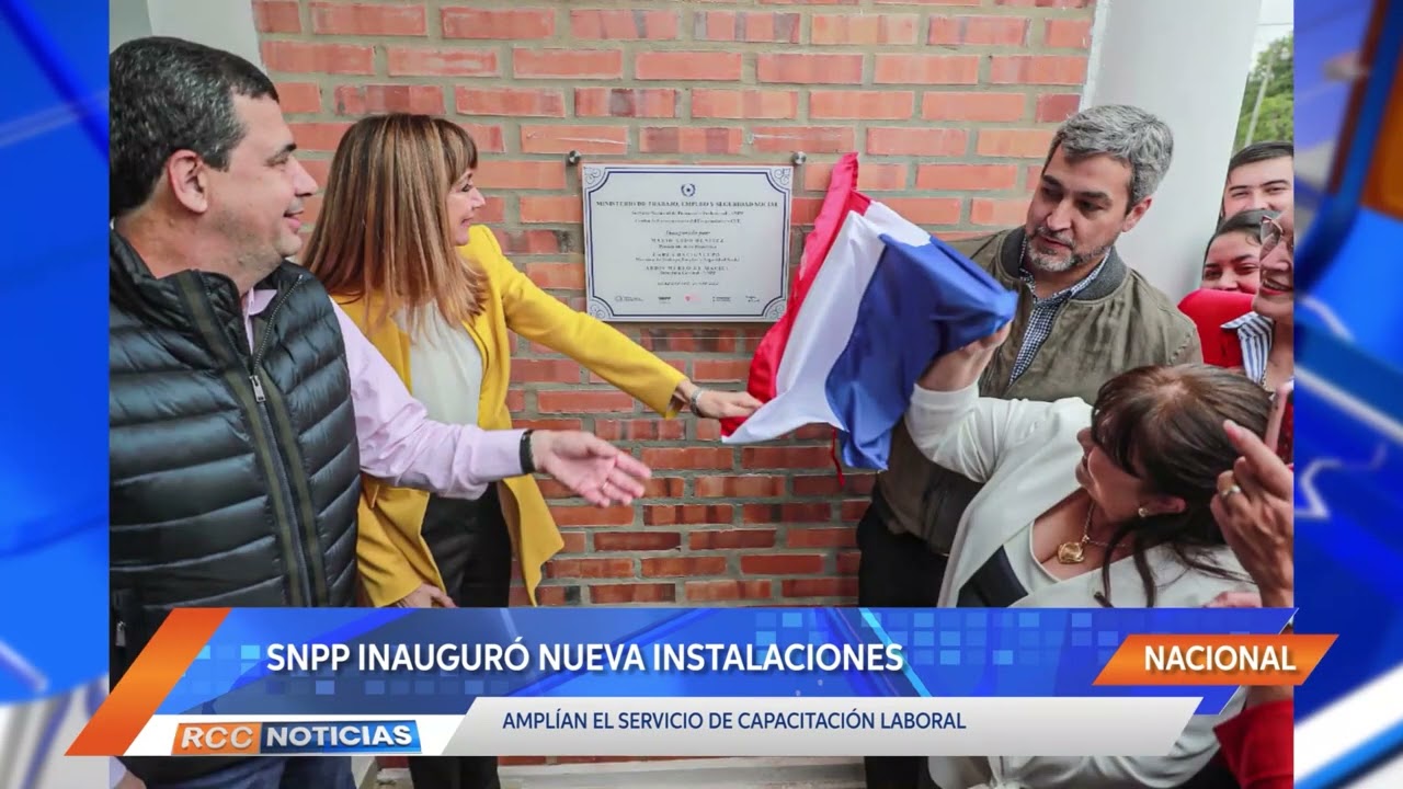 SNPP inauguró una nueva instalación equipada para ampliar capacitaciones laborales.