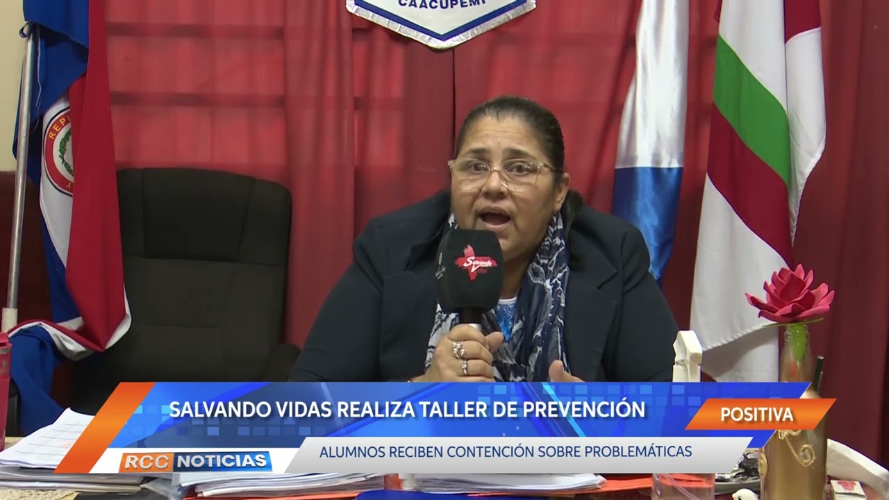 Realizan taller de prevención en institución educativa de la ciudad de Areguá.
