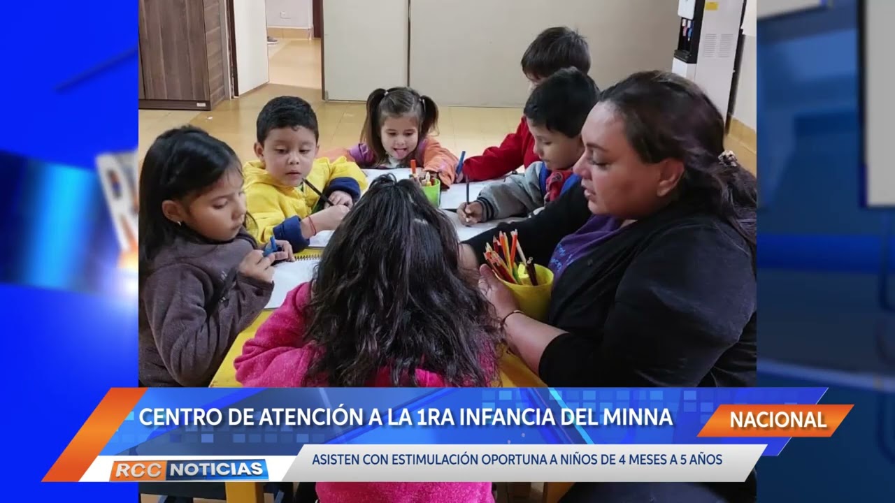 Ministerio de la Niñez y Adolescencia realiza estimulación oportuna a niños/as.