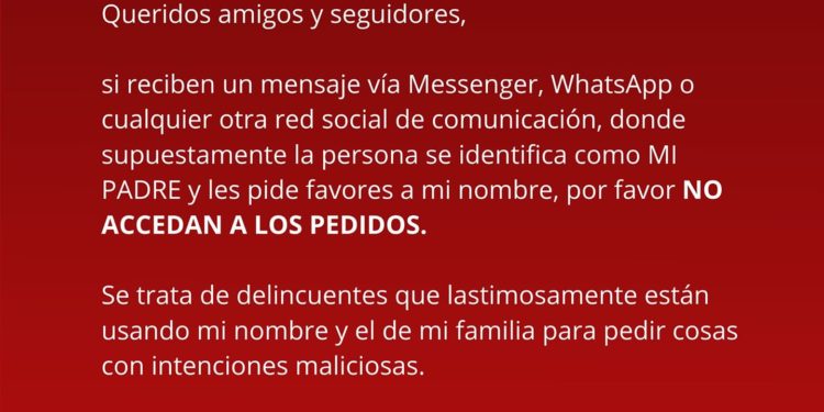 Alerta sobre peticiones a nombre del piloto paraguayo Joshua Duerksen