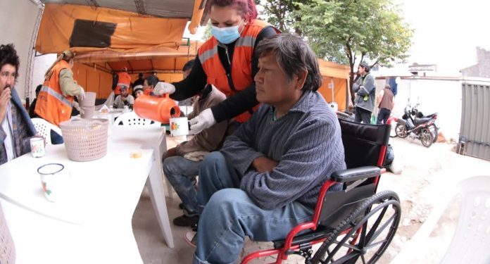 Jornada de atención médica para albergados