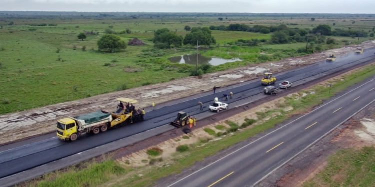 Avanzan las obras en un casi 70% en la Ruta PY09 Transchaco