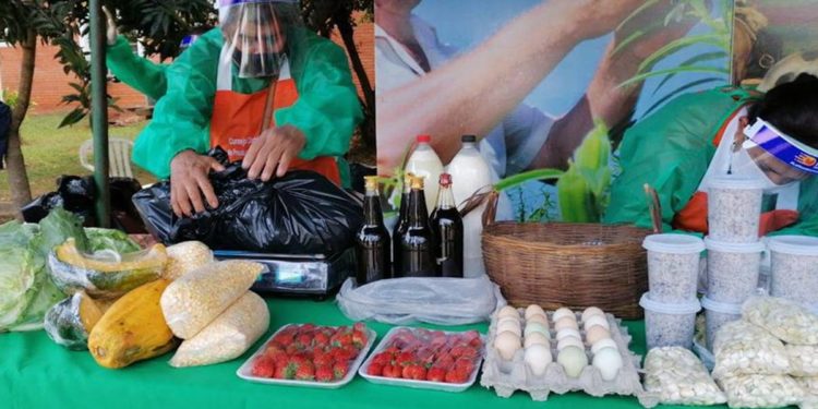 Feria de la Agricultura Familiar Campesina del MAG en San Lorenzo