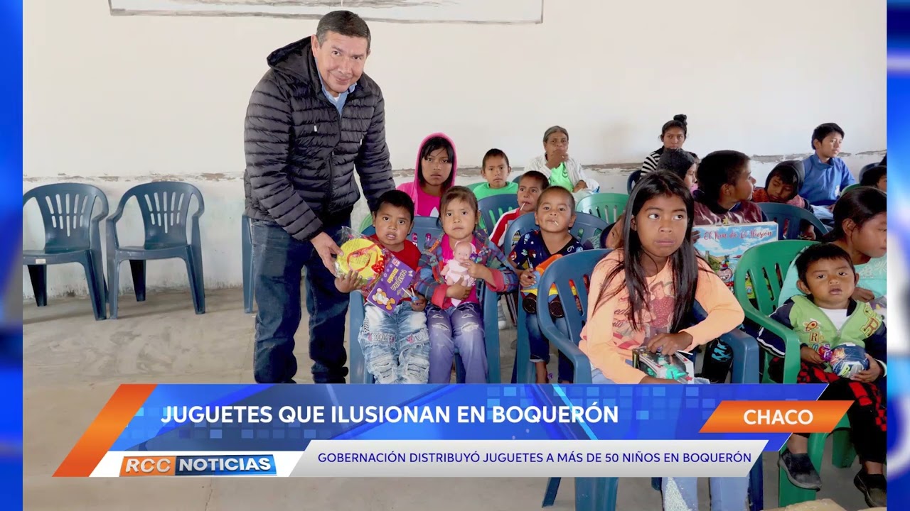 Juguetes que alegran al corazón llegaron a niños de la comunidad Nivacle Casuarina de Boquerón.
