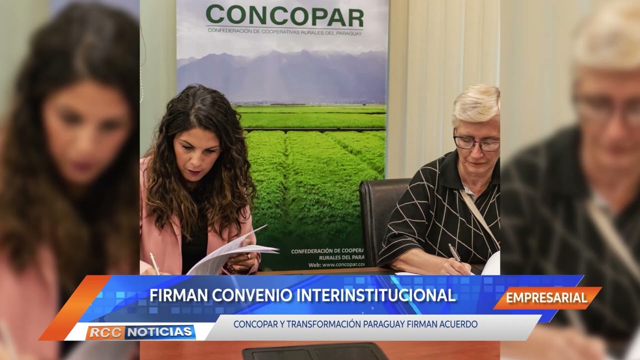 CONCOPAR y Transformación Paraguay firman convenio a fin de trabajar de cerca con grupos de jóvenes.