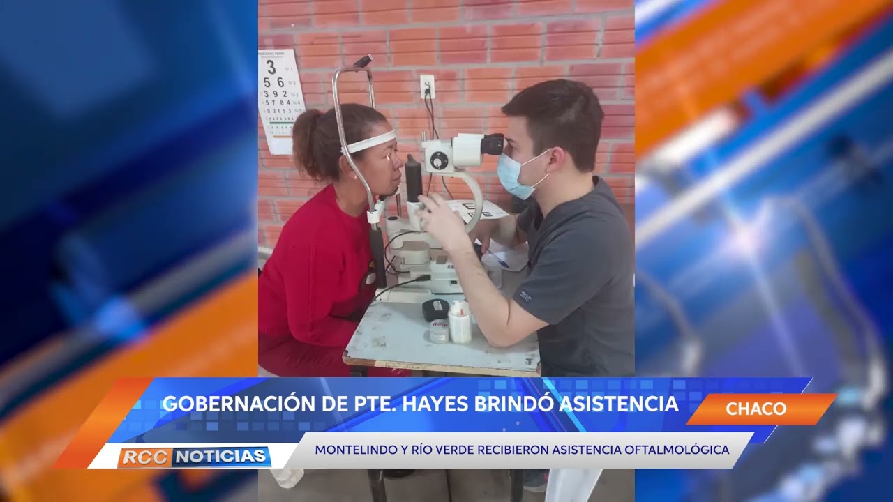 Gobernación de Pdte. Hayes brindó asistencia oftalmológica a pobladores de Montelindo y Río Verde.