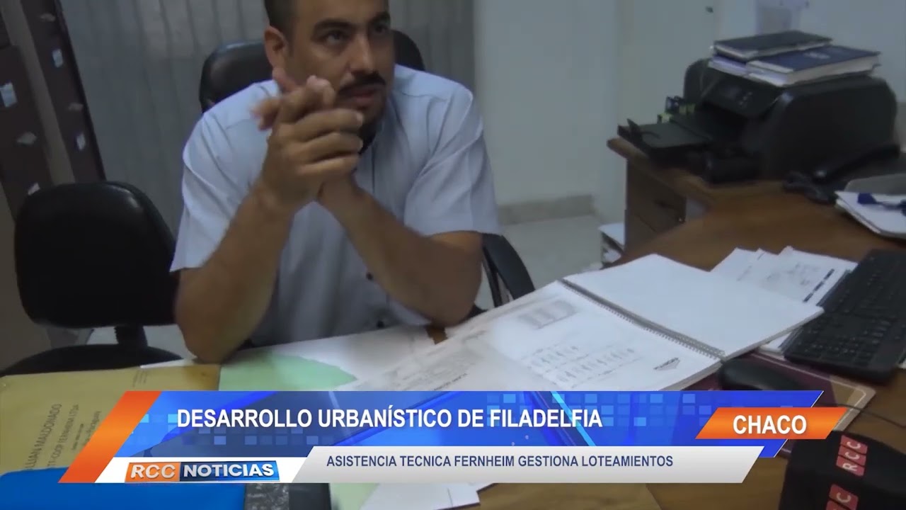 El desarrollo urbanístico de Filadelfia de acuerdo a loteamientos según Asistencia Técnica Fernheim.