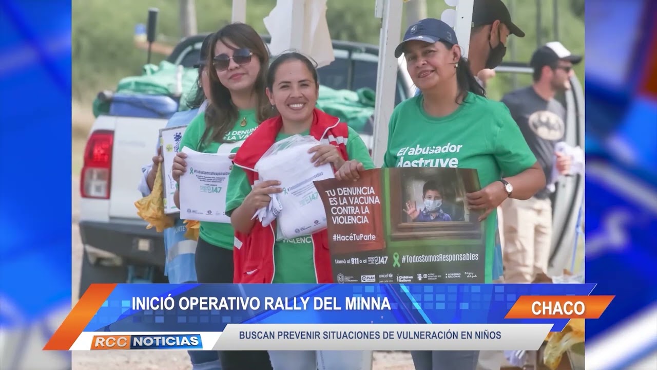 Inició operativo Rally del Ministerio de la Niñez y Adolescencia.